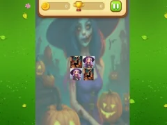 Jwèt Halloween Witch Memory Match sou entènèt
