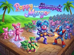 Jwèt Poppy And Glamrock Merge sou entènèt