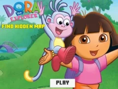 Jwèt Dora the Explorer: Find Hidden Map sou entènèt