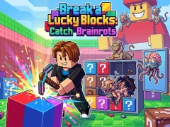 Jwèt Break a Lucky Blocks: Catch Brainrots sou entènèt
