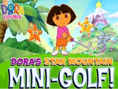 Jwèt Dora The explorer Dora's Star Mountain Mini-Golf sou entènèt