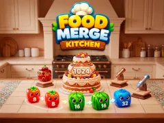 Jwèt Food Merge Kitchen sou entènèt