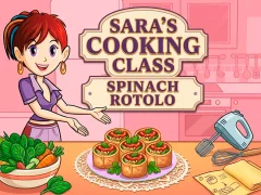 Jwèt Sara’s Cooking Class Spinach Rotolo sou entènèt
