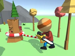 Jwèt Wood Man Cutter sou entènèt