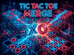 Jwèt Tic Tac Toe Merge sou entènèt