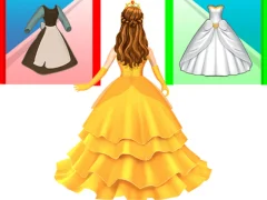 Jwèt Princess Dress Up Run sou entènèt