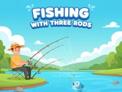Jwèt Fishing With Three Rods sou entènèt