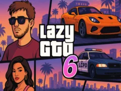 Jwèt Lazy GTO 6 sou entènèt