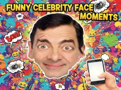 Jwèt Funny Celebrity Face Moments sou entènèt