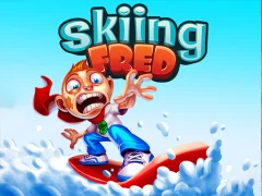 Jwèt Skiing Fred sou entènèt