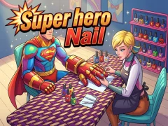 Jwèt Super hero Nail sou entènèt