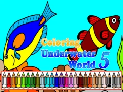 Jwèt Coloring Underwater World 5 sou entènèt
