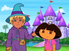 Jwèt Dora The explorer Dora's Magic Castle Adventure sou entènèt
