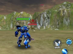 Jwèt Jurassic Dinosaur Mech Battle sou entènèt