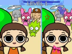 Jwèt Sprunki and Squid Game Difference sou entènèt