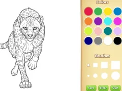 Jwèt Wild Animals Coloring Book sou entènèt