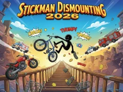 Jwèt Stickman Dismounting 2026 sou entènèt
