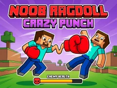 Jwèt Noob Ragdoll: Crazy Punch sou entènèt