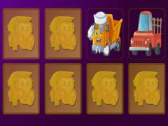 Jwèt Cartoon Trucks Memory sou entènèt