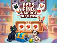 Jwèt Pets, Find and Merge Tile Match sou entènèt