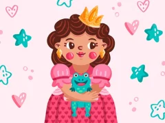 Jwèt The Frog Prince Jigsaw sou entènèt
