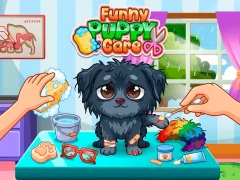 Jwèt Funny Puppy Care sou entènèt