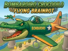 Jwèt Bombardiro Crocodilo Flying Brainrot sou entènèt