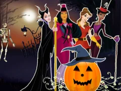 Jwèt Princesses Halloween Night sou entènèt