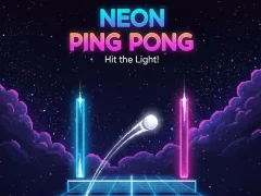 Jwèt Neon Ping Pong sou entènèt