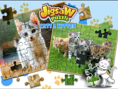 Jwèt Jigsaw Puzzle Cats & Kitten sou entènèt