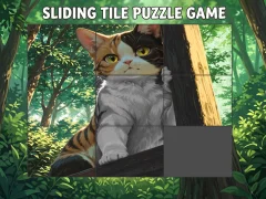 Jwèt Sliding Tile Puzzle Game sou entènèt