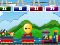 Jwèt Math Train Addition sou entènèt