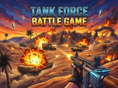 Jwèt Tank Force Battle Game sou entènèt