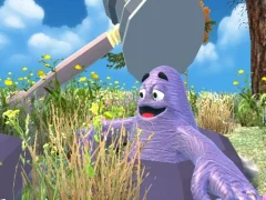 Jwèt Wack a Grimace Shake sou entènèt
