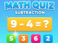 Jwèt Math Quiz - Subtraction sou entènèt