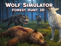 Jwèt Wolf Simulator Forest Hunt 3D sou entènèt