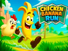 Jwèt Chicken Banana Run sou entènèt