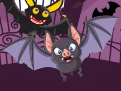 Jwèt Scary Midnight Hidden Bats sou entènèt