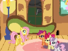 Jwèt Fluttershy's Bunny Rescue sou entènèt