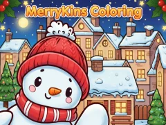 Jwèt MerryKins Coloring sou entènèt