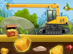 Jwèt Gold Truck Crane sou entènèt