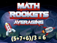 Jwèt Math Rockets Averaging sou entènèt
