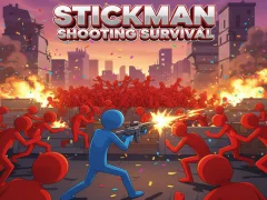 Jwèt Stickman Shooting Survival sou entènèt