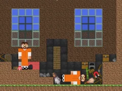 Jwèt Escape from the prison in Mineblock! Destruction! sou entènèt