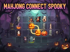 Jwèt Mahjong Connect Spooky sou entènèt