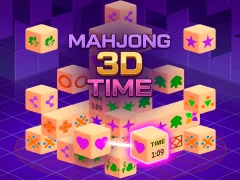 Jwèt Mahjong 3D Time sou entènèt