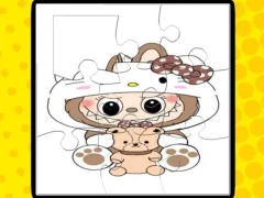 Jwèt Labubu Jigsaw Puzzles for Kids Game sou entènèt