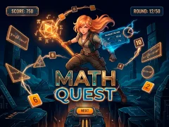 Jwèt MathQuest sou entènèt