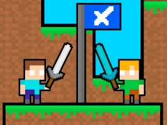 Jwèt Friends Battle Swords Drawn sou entènèt