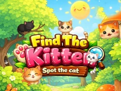 Jwèt Find the Kitten Spot the Cat sou entènèt